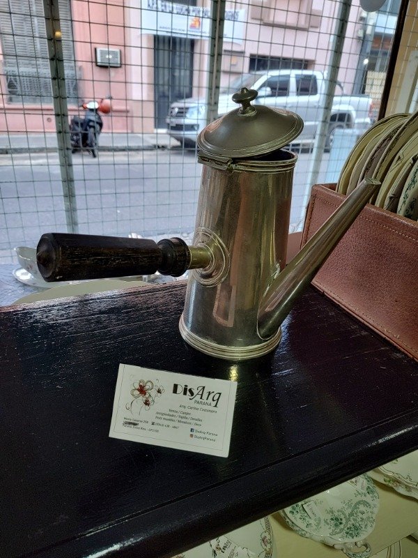 Producto - CAFETERA CHOCOLATERA FFCC CON ASA DE EBANO