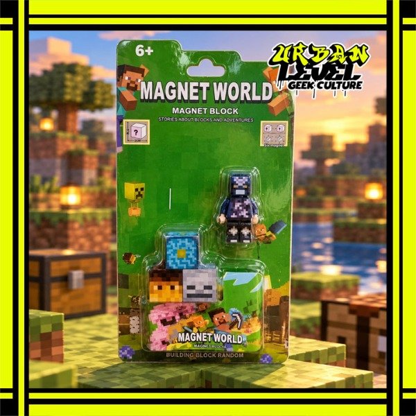 Producto - Set Bloques Magnéticos Minecraft Blíster pequeño