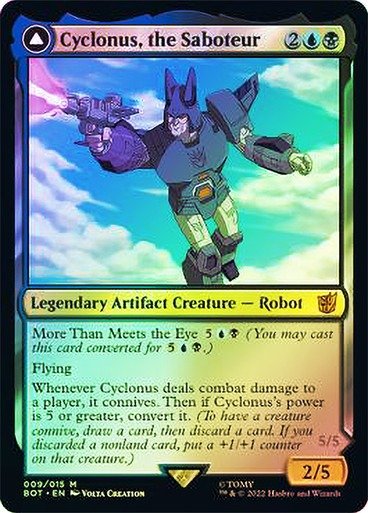 Producto - Cyclonus, the Saboteur // Cyclonus, Cybertronian Fighter (Foil)