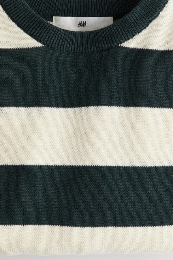 Producto - Sweater HyM rayado verde hilo - 1