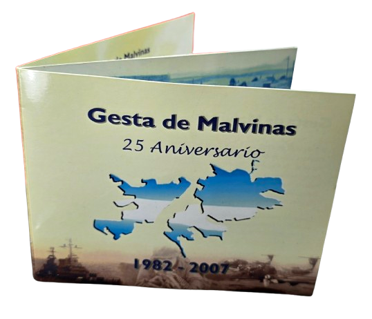 Producto - Blister Gesta de Malvinas 2007 (Contiene moneda) 25 Aniversario BL.43