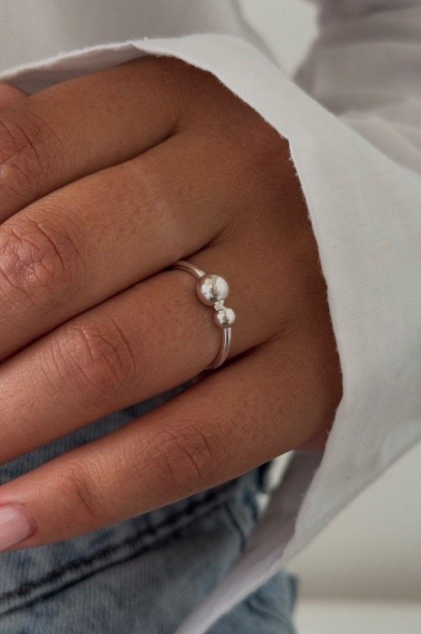 Producto - Anillo Plata 925 - Bolitas