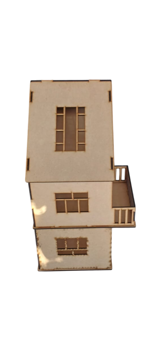 Producto - Casa Balcon MDF para armar y pintar - 1