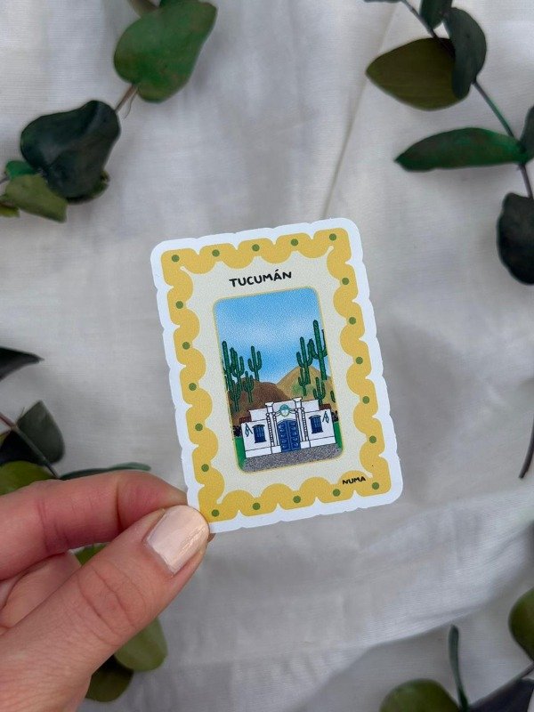 Producto - Sticker vinilo estampita TUCUMAN