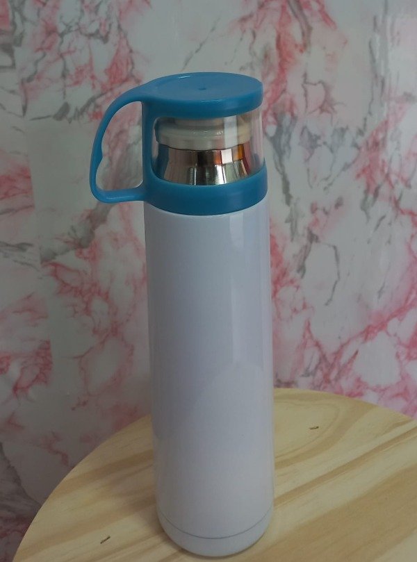 Producto - TERMO TAPA TAZA -CELESTE-