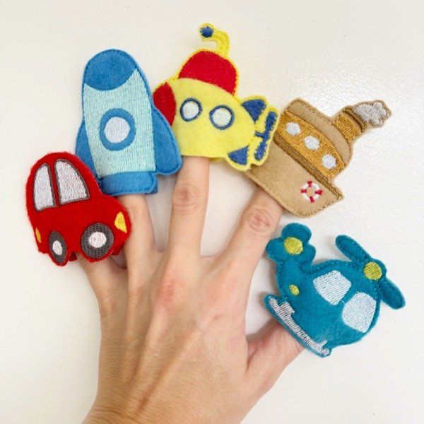 Producto - Titeres de dedo Vehiculos