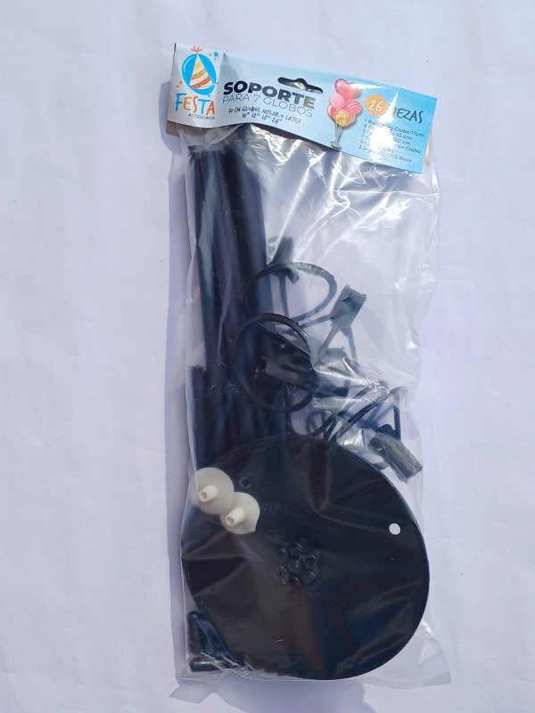 Producto - Soporte 70cm para 7 Globos Negro