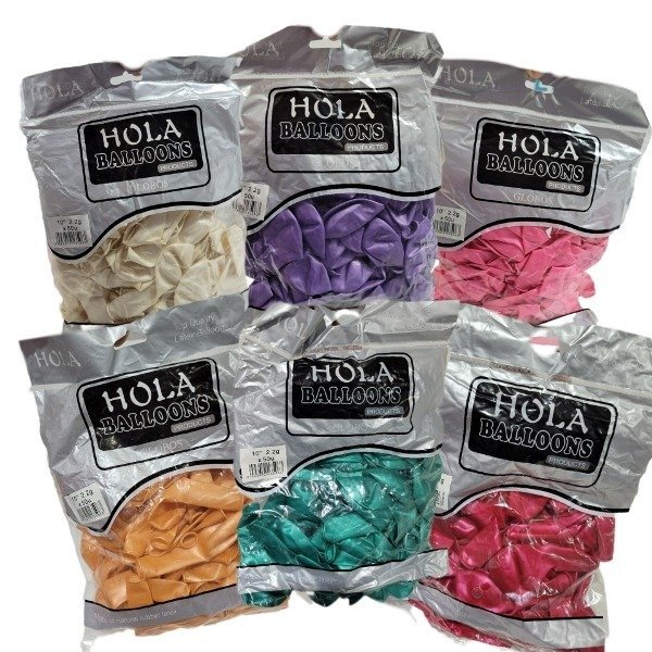 Producto - GLOBO DE LATEX 10 PULGADAS 2.2GR PERLADO YEHUA X5OU (ELEGIR PRODUCTO)