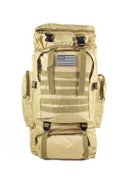 Producto - MOCHILA TÁCTICA DE CORDURA ARENA (21552)