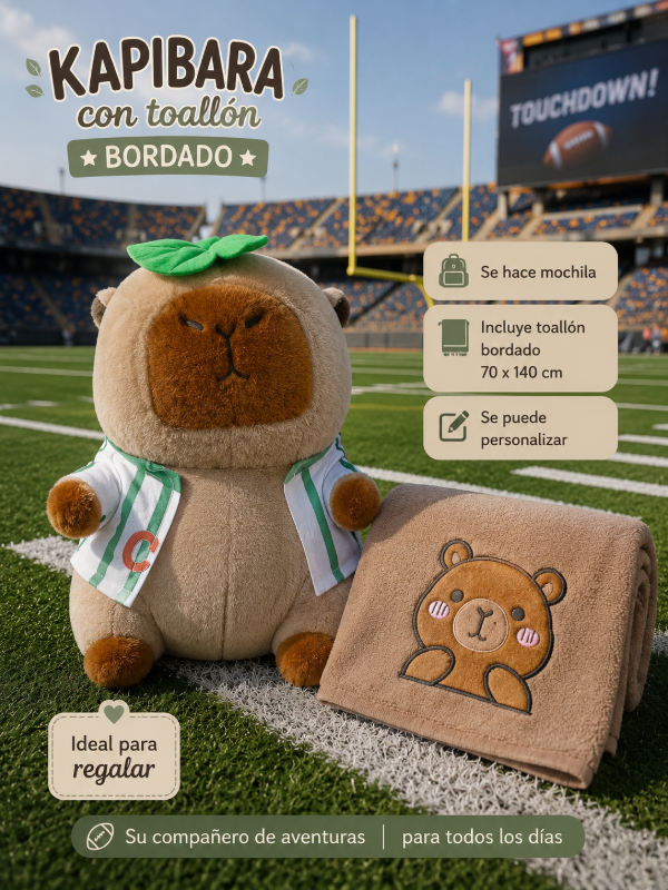 Producto - Peluche Kapibara gorro