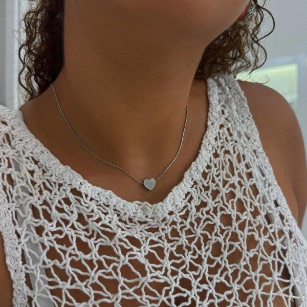 Producto - CONJUNTO ACERO CLAPTON CON CORAZON LISO