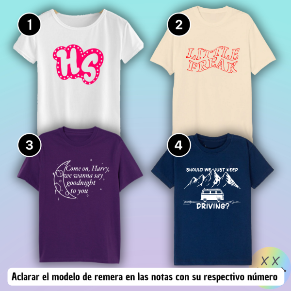 Producto - Remeras Harry Styles #3 (varios modelos)