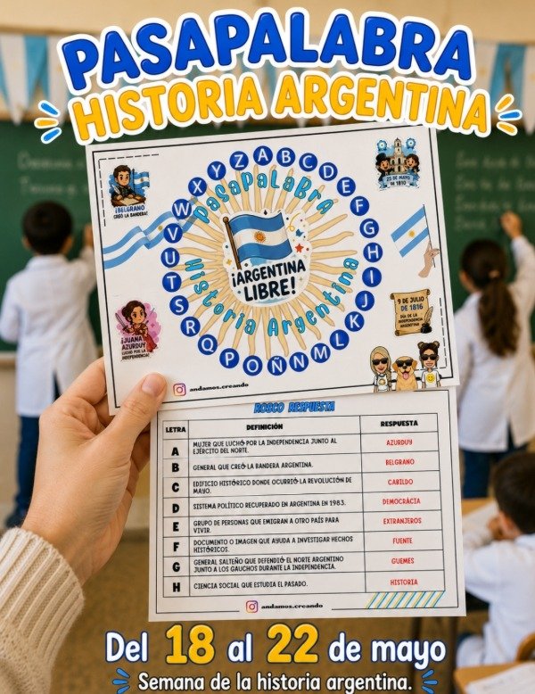 Producto - PASAPALABRA. HISTORIA ARGENTINA