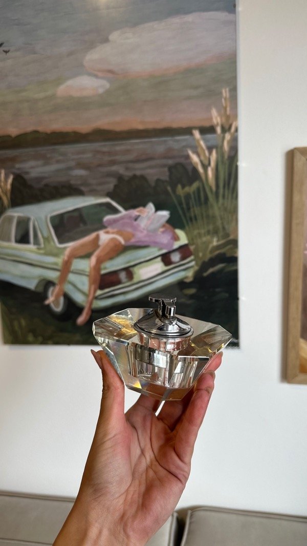 Producto - Encendedor de vidrio facetado