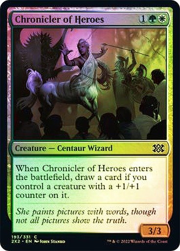 Producto - Chronicler of Heroes Foil  Double Masters 2022