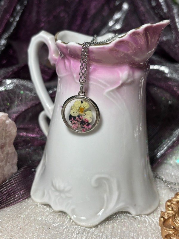 Producto - Collar de Acero Pensamiento y Rositas III