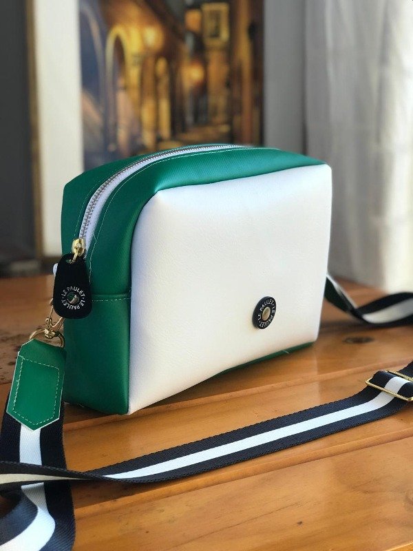 Producto - Bandolera Maité Blanca Verde