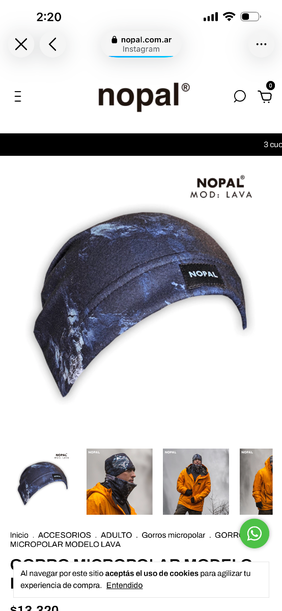 Producto - Gorrito Nopal GN193