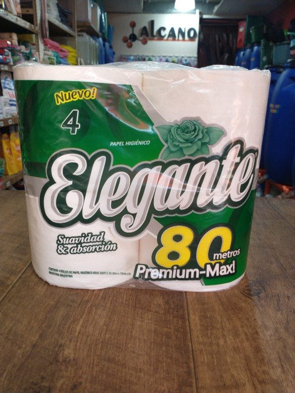 Producto - Papel higiénico Elegante de 80 metros