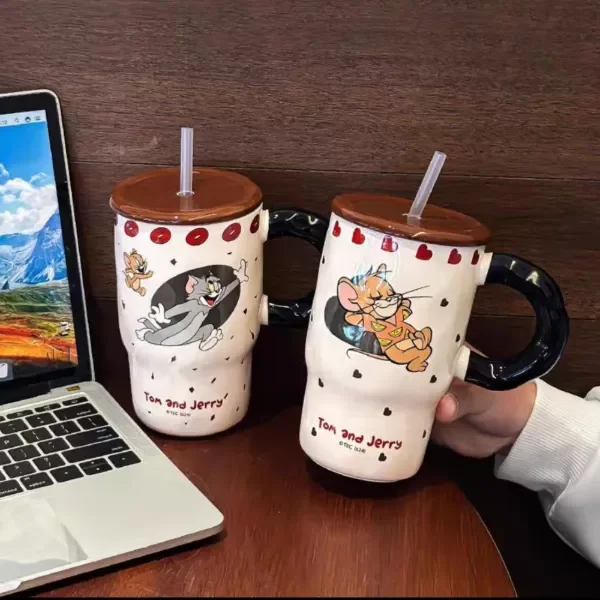 Producto - TAZA DE CERAMICA CON BOMBILLA