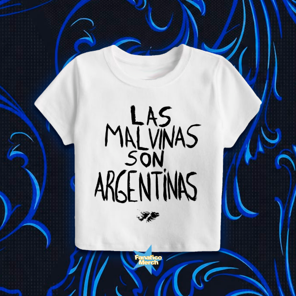 Baby tee las malvinas son argentinas