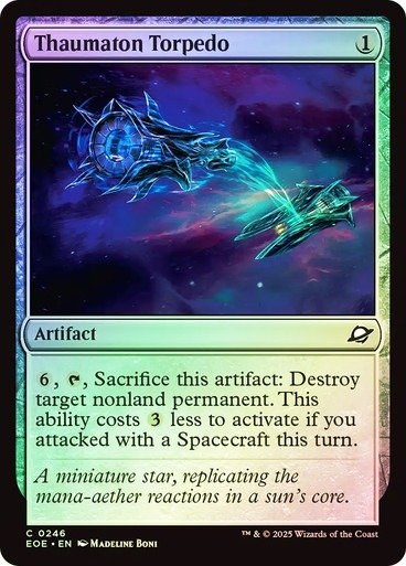 Producto - Thaumaton Torpedo Foil  Edge of Eternities