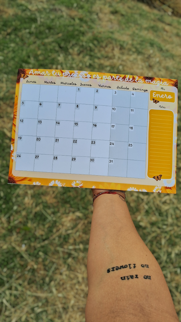 Producto - Calendario A4 imantado