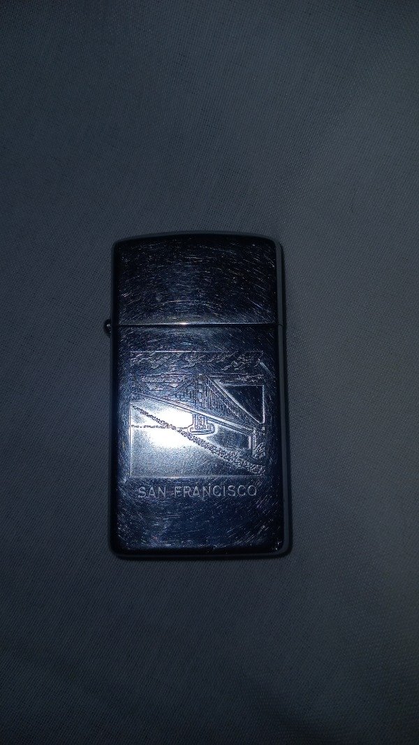 Producto - Zippo 90s X model Golden Gate San francisco slim lingther. - 0