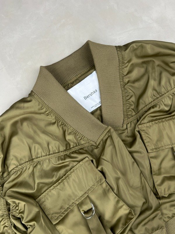 Producto - Satin Cargo Bomber Jacket - 3