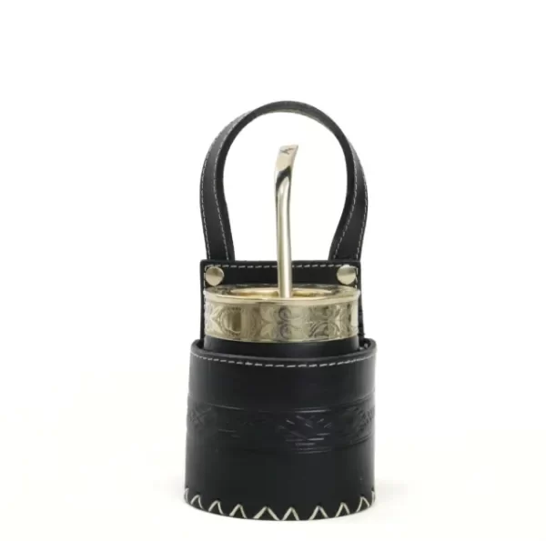 Producto - Porta mate cuero  premium