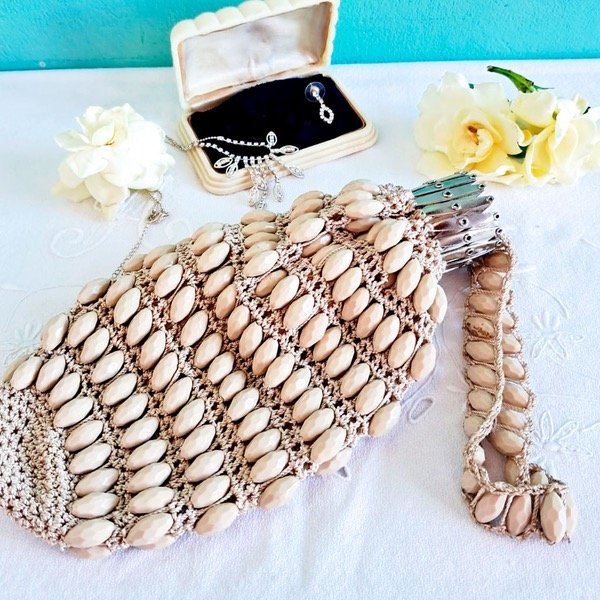 Producto - Cartera con cierre acordeón "Crema"