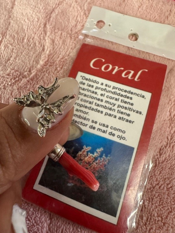 Producto - Dije Coral Rojo