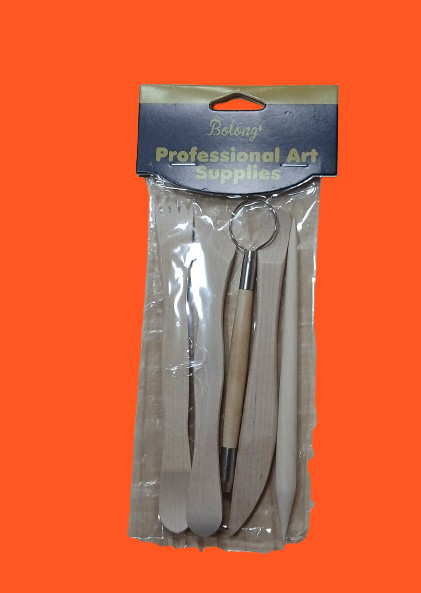 Producto - Blister 4 Estecas Madera Doble Punta y 1 Devastador - 0