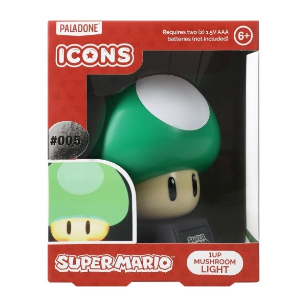 Producto - Super Mario Mushroom Green Light Paladone Icons
