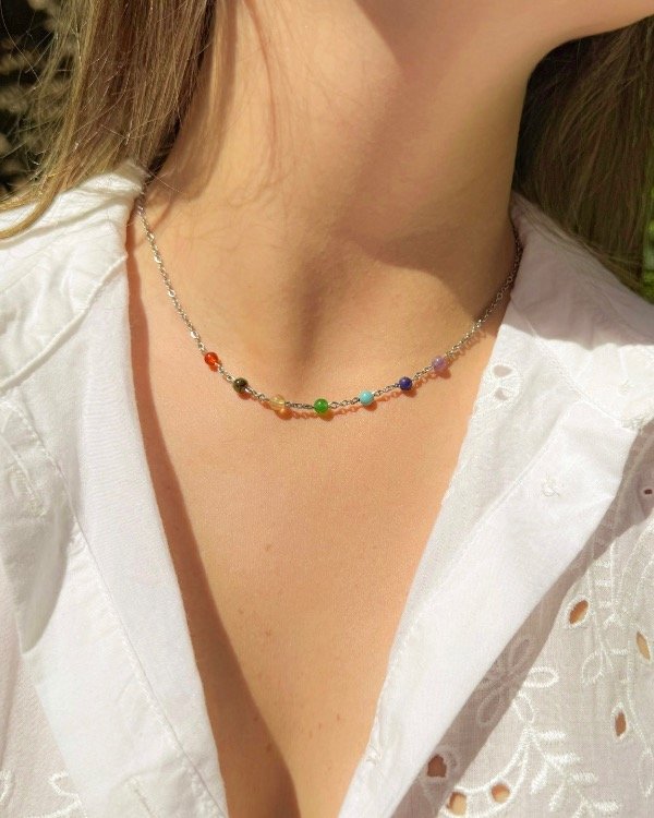 Producto - Collar FLUIR Modelo 2 7 chakras
