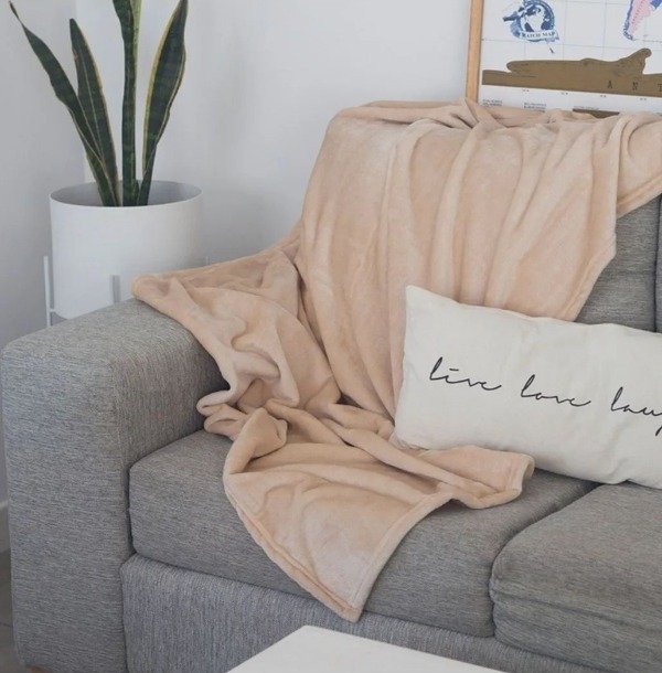 Producto - Manta Polar Soft Beige