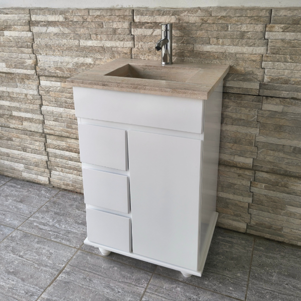 Producto - Vanitory de 50cm travertino (de pie)