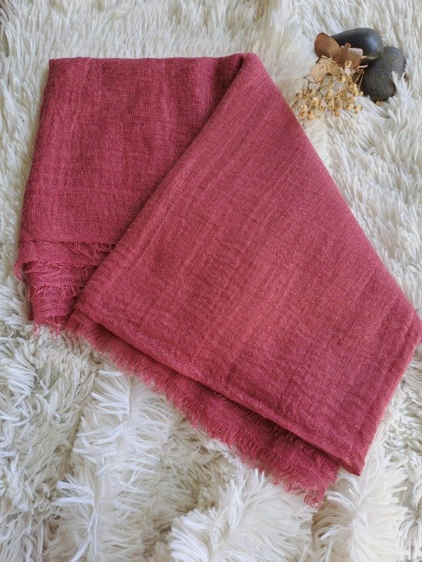 Producto - PLT02 Pañuelo Liso Texturado Rosa Viejo