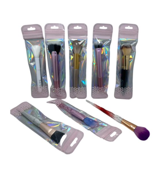 Producto - Brochas individuales de rostro mix bolsa rosa (x unidad)