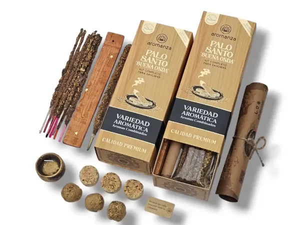 Producto - Box kit Palo Santo Buena Onda - Aromanza - 9