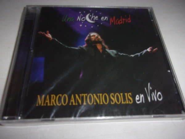 Producto - CD DVD MARCO ANTONIO SOLIS EN VIVO UNA NOCHE EN MADRID PROMO NUEVO 34E