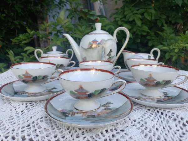 Producto - Juego de té porcelana Tsuji C