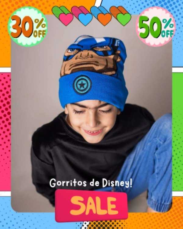 Producto - Gorro Capitan America