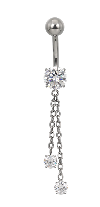 Producto - Colgante doble chain prong set