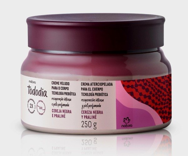 Producto - Crema Aterciopelada Corporal Cereza Negra y Praliné