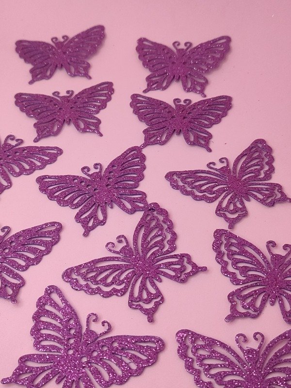 Producto - Mariposas c/brillo violeta-chica