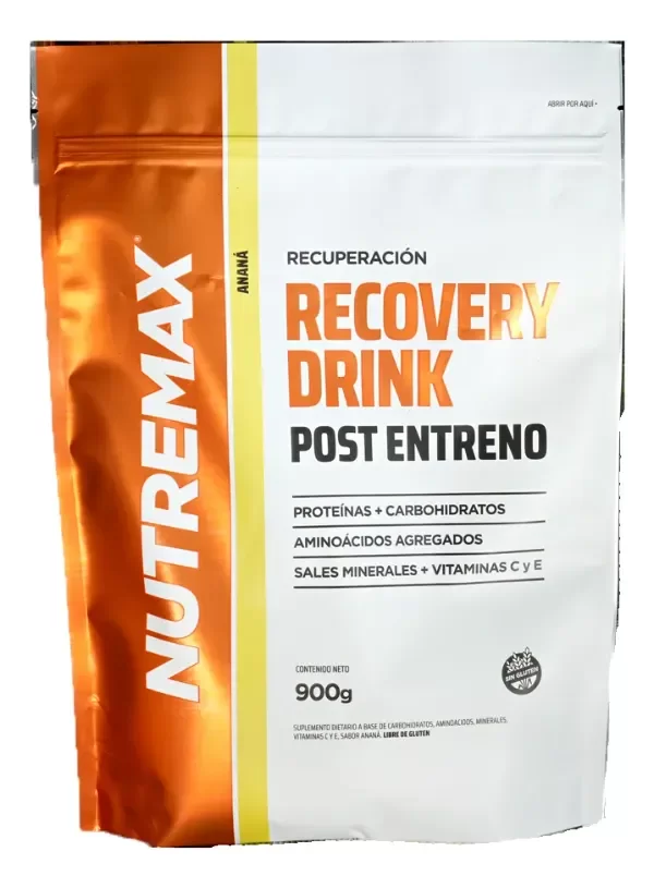Producto - Recovery drink 900gr - NUTREMAX - 0