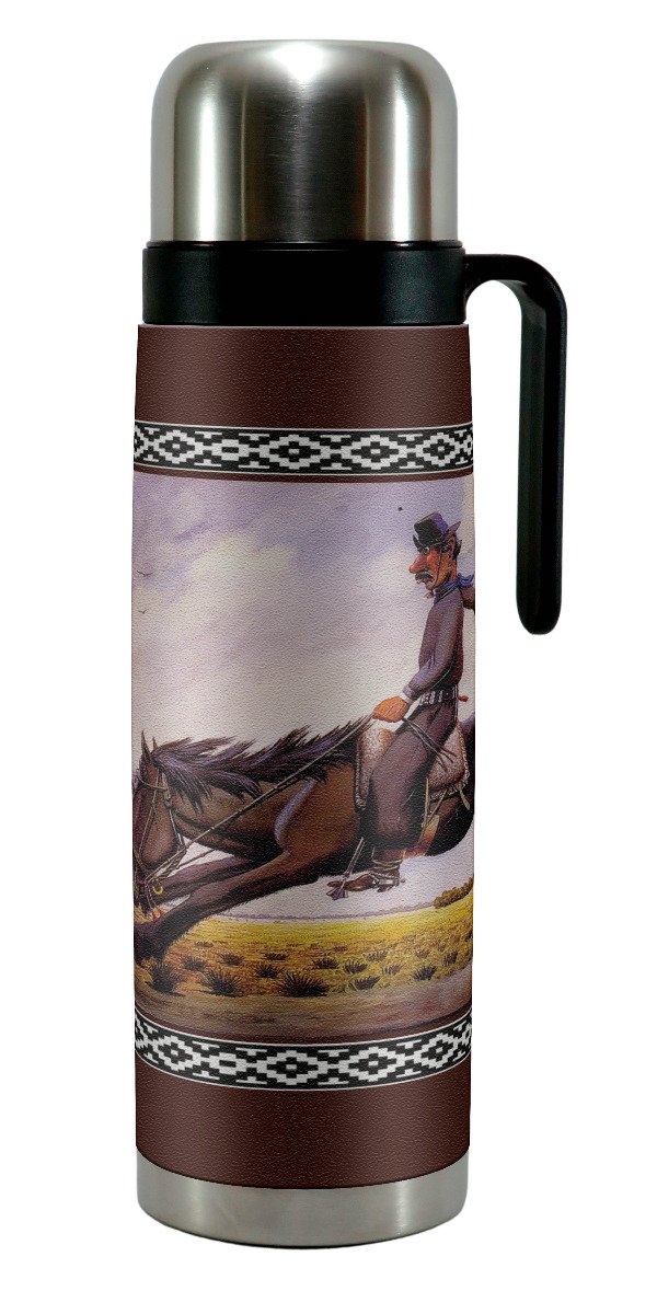 Producto - TERMO ACERO MEDIA MANIJA 1L ECOCUERO MOLINA CAMPOS