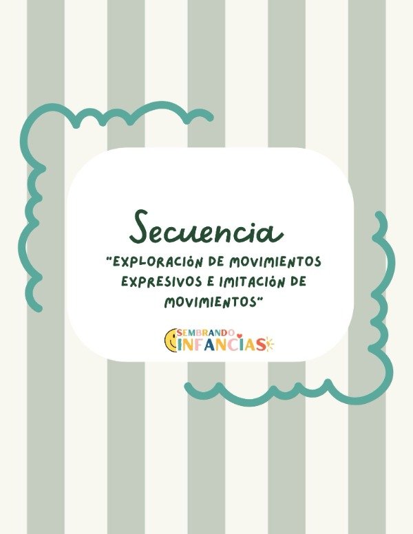 Producto - Secuencia Didáctica - Exploración de movimientos expresivos e imitación de mov.