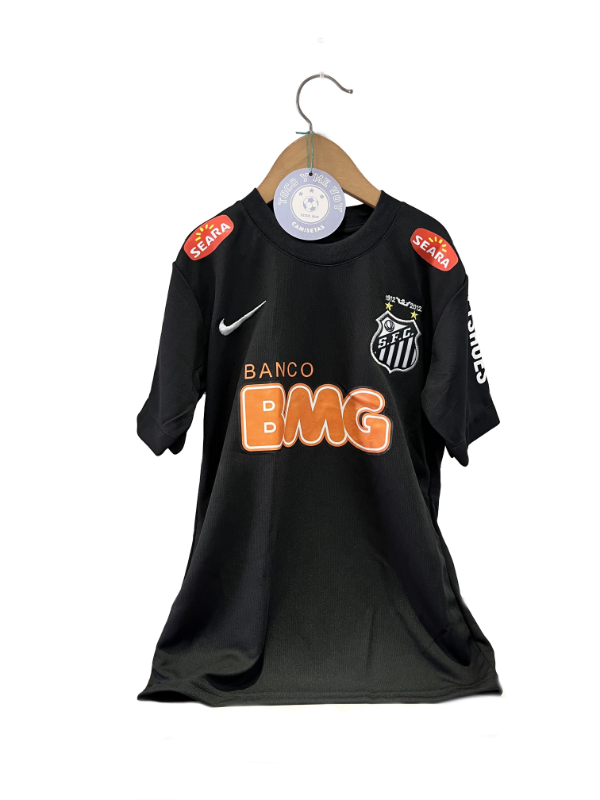Producto - Camiseta Santos negra retro Neymar niño